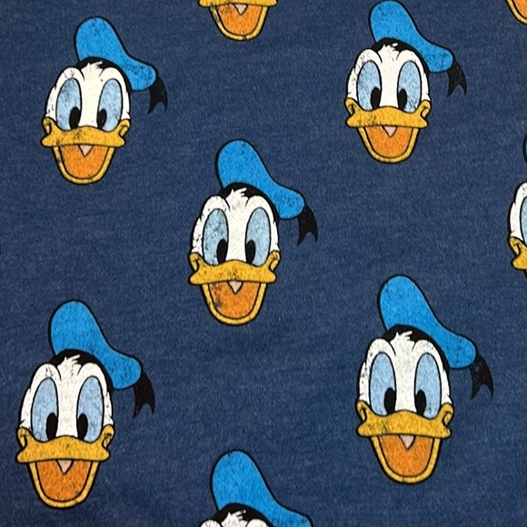 Disney Donald Duck All Over Print Crew Neck Sweatshirt - Picture 8 of 9